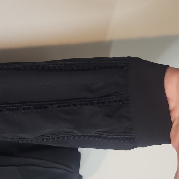 ENDLESS ROSE Black Semi-sheer ER-Pintuck Embroidered Retro Long Sleeve Blouse - Picture 3 of 14